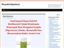 Tablet Screenshot of penyakithipertensi.org